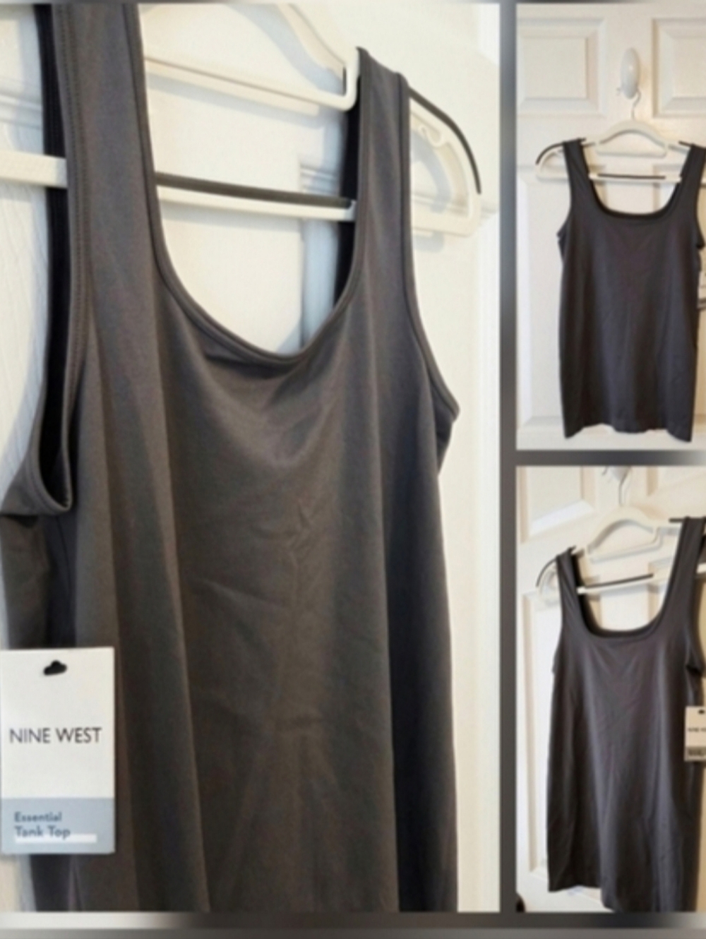 NWT - Nine West Soft Grey Tank Top $11 Firm Price